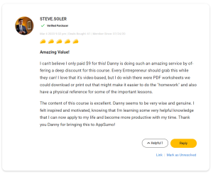 2023-04-26 15_45_48-Hack Time to Achieve 10x More _ AppSumo